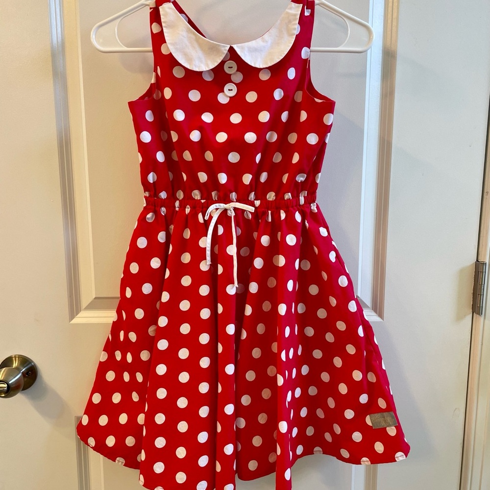 Eleanor Rose Red Dot Dress